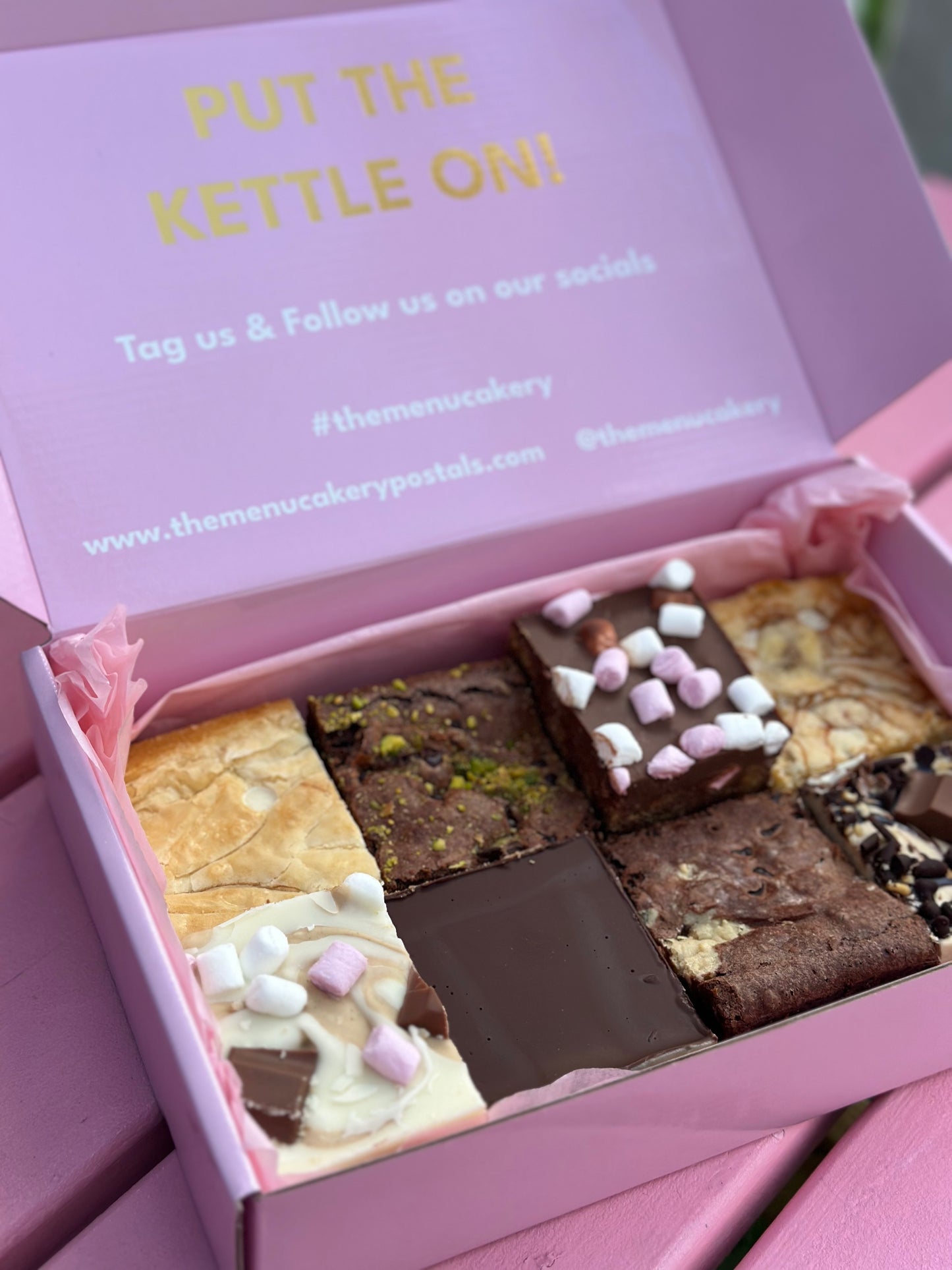 Ultimate Postal Traybake Box Made with Gluten Free Ingredients But Could Contain Traces